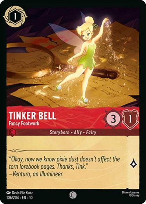 Image of Tinker Bell - Fancy Footwork (106/204) [Whispers in the Well]