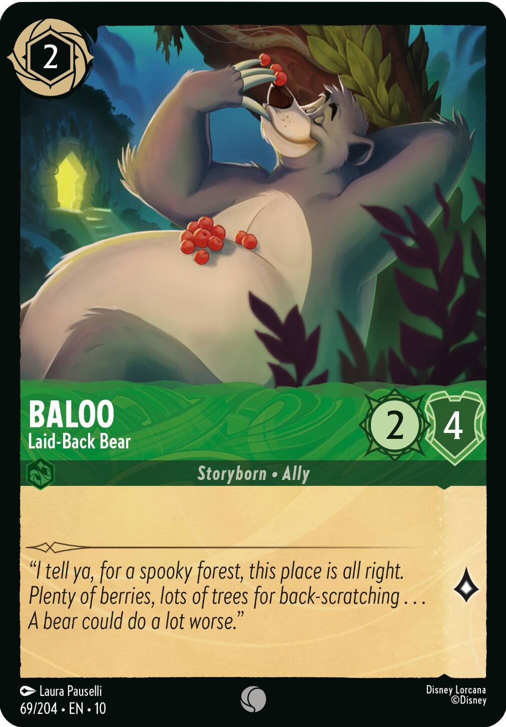 Image of Baloo - Laid-Back Bear (69/204) [Whispers in the Well]