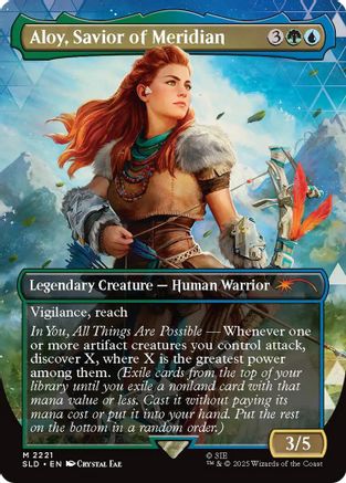 Image of Aloy, Savior of Meridian (SLD-2221) - Secret Lair Drop Series