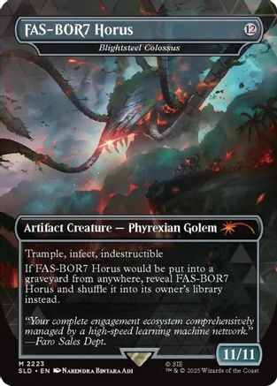Image of FAS-BOR7 Horus - Blightsteel Colossus (SLD-2223) - Secret Lair Drop Series