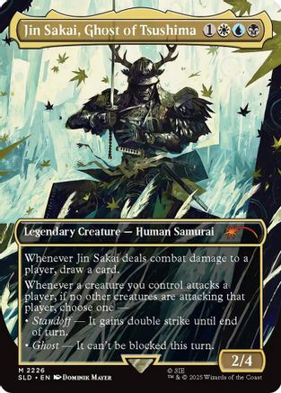 Image of Jin Sakai, Ghost of Tsushima (SLD-2226) - Secret Lair Drop Series