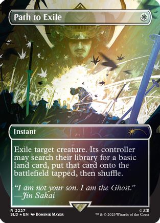 Image of Path to Exile (2227) (Rainbow Foil) (SLD-2227) - Secret Lair Drop Series Foil
