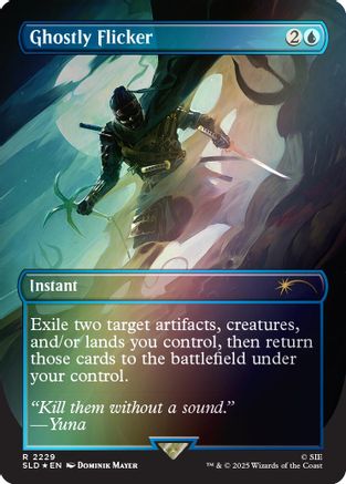 Image of Ghostly Flicker (Rainbow Foil) (SLD-2229) - Secret Lair Drop Series Foil