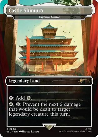 Image of Castle Shimura - Eiganjo Castle (SLD-2230) - Secret Lair Drop Series