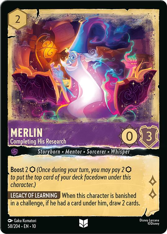 Image of Merlin - Completing His Research (58/204) [Whispers in the Well]