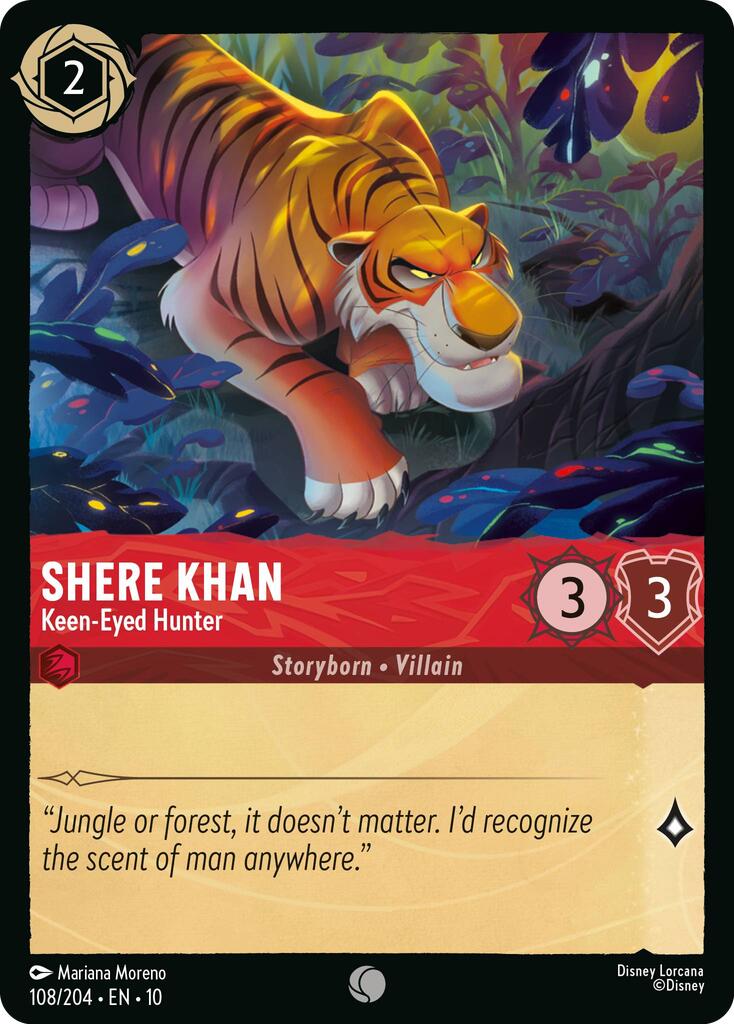 Image of Shere Khan - Keen-Eyed Hunter (108/204) [Whispers in the Well]