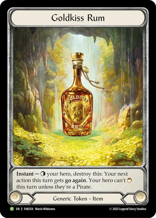 Image of Goldkiss Rum [FAB354] (Promo)  Cold Foil