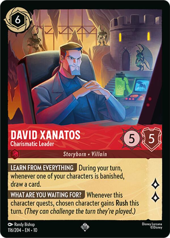 Image of David Xanatos - Charismatic Leader (116/204) [Whispers in the Well]