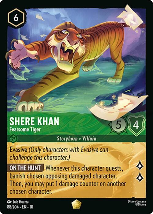 Image of Shere Khan - Fearsome Tiger (88/204) [Whispers in the Well]