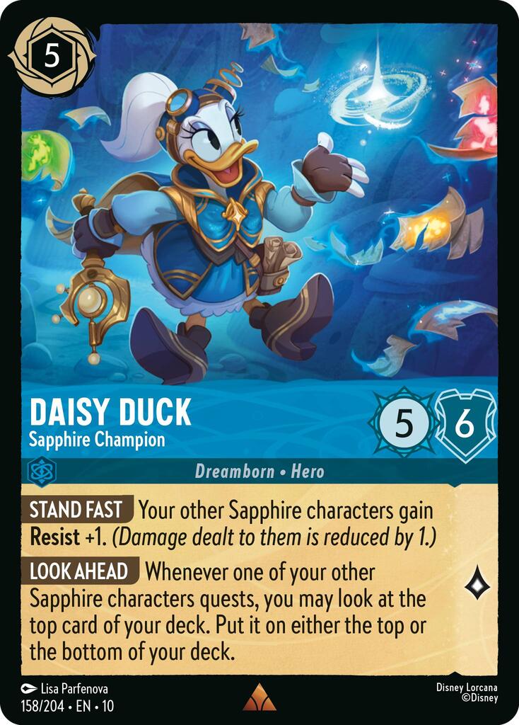 Image of Daisy Duck - Sapphire Champion (158/204) [Whispers in the Well]