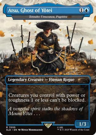 Image of Atsu, Ghost of Yotei - Tetsuko Umezawa, Fugitive (SLD-7055) - Secret Lair Drop Series