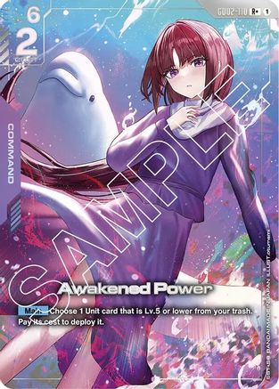 Image of Awakened Power (R+) (GD02-110) - Dual Impact Holofoil