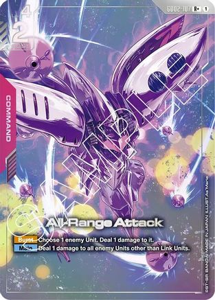 Image of All-Range Attack (R+) (GD02-107) - Dual Impact Holofoil