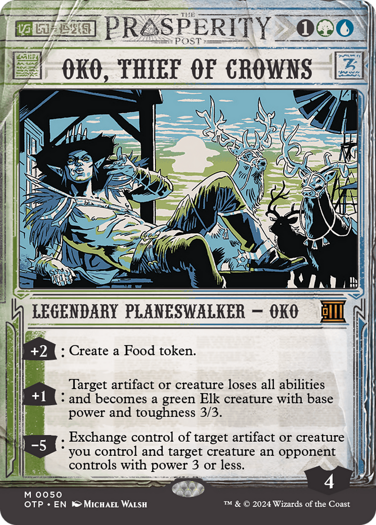 Image of Oko, Thief of Crowns [Outlaws of Thunder Junction: Breaking News]