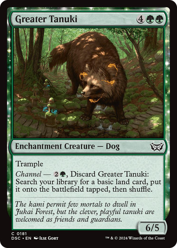 Image of Greater Tanuki [Duskmourn: House of Horror Commander]