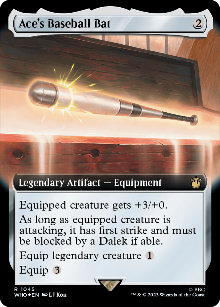 Image of Ace's Baseball Bat (Extended Art) (Surge Foil) [Doctor Who]