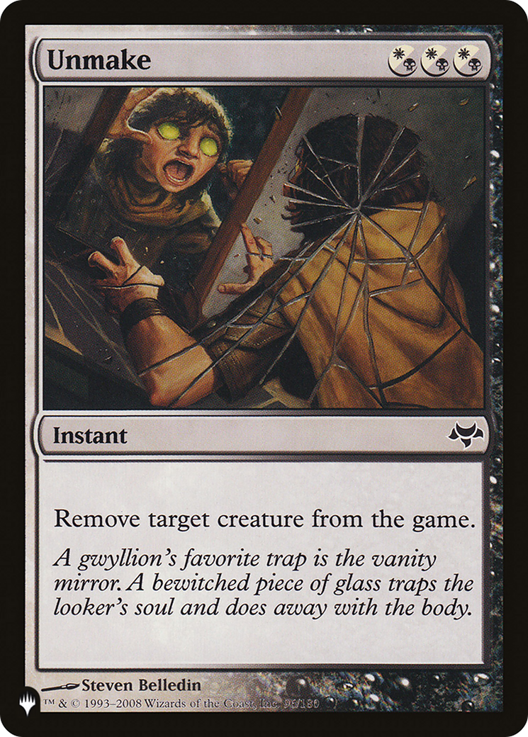 Image of Unmake [The List]