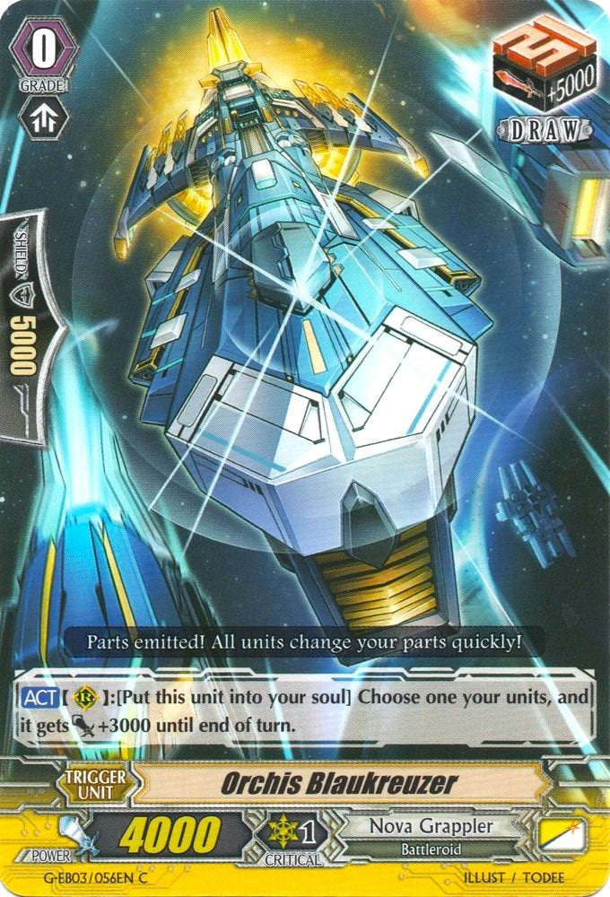 Image of Orchis Blaukreuzer (G-EB03/056EN) [The GALAXY STAR GATE]