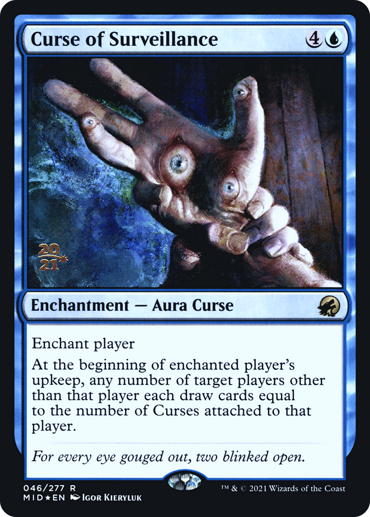 Image of Curse of Surveillance [Innistrad: Midnight Hunt Prerelease Promos]