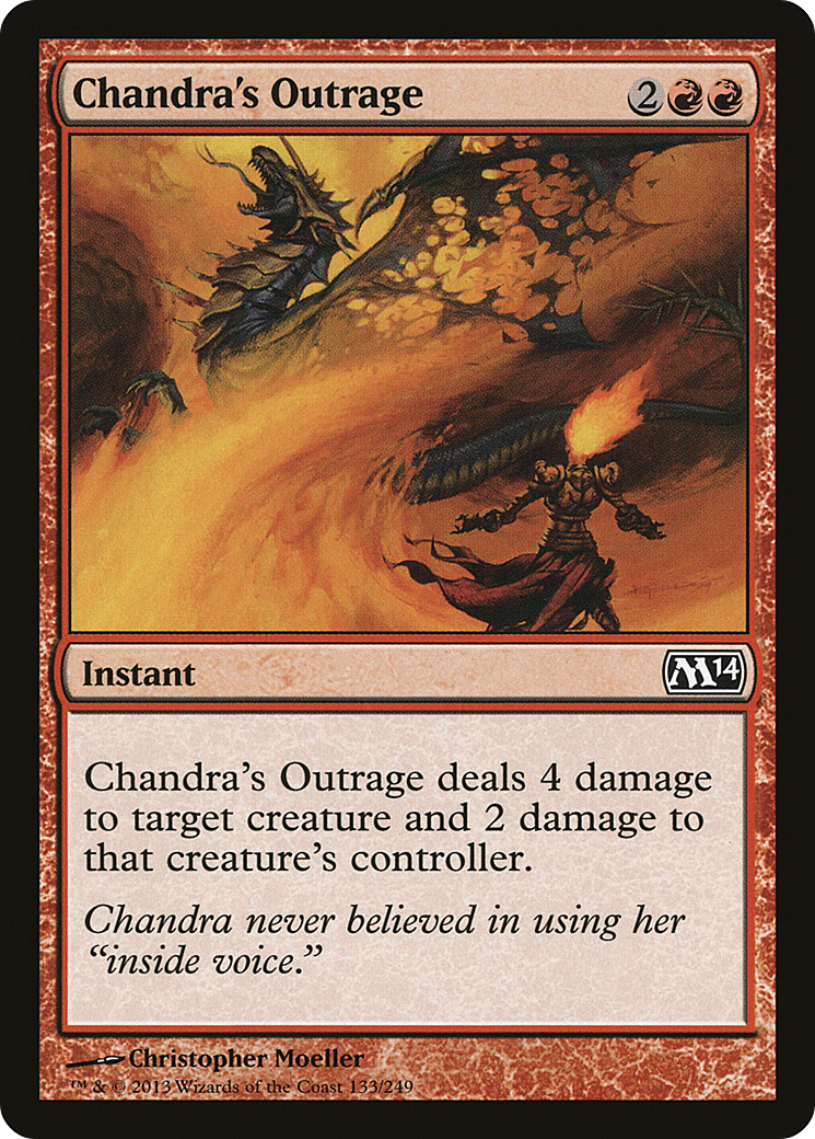 Image of Chandra's Outrage [Magic 2014]