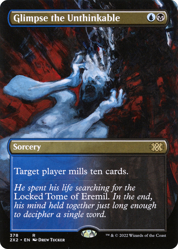 Image of Glimpse the Unthinkable (Borderless Alternate Art) [Double Masters 2022]