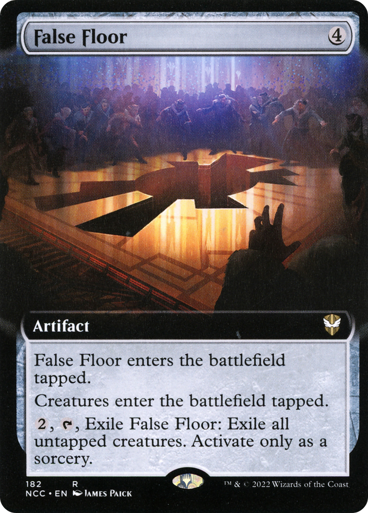 Image of False Floor (Extended Art) [Streets of New Capenna Commander]