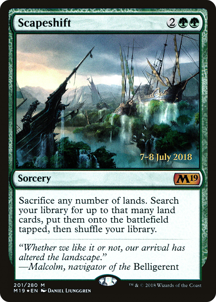 Image of Scapeshift [Core Set 2019 Prerelease Promos]