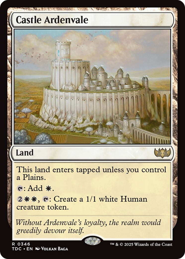 Image of Castle Ardenvale [Tarkir: Dragonstorm Commander]