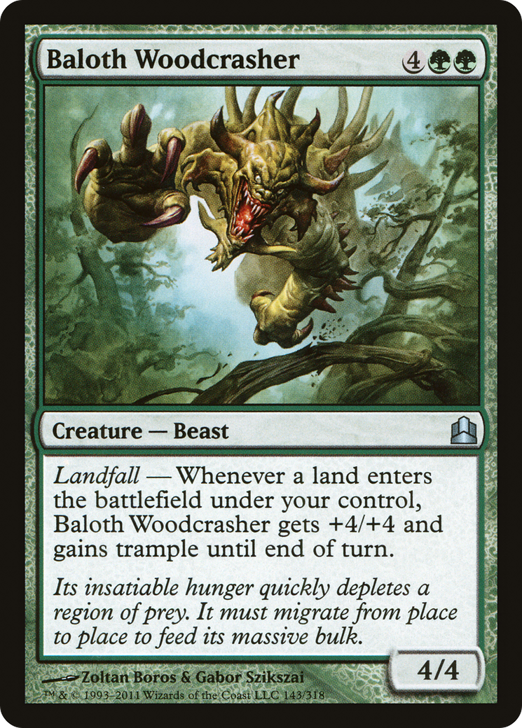 Image of Baloth Woodcrasher [Commander 2011]