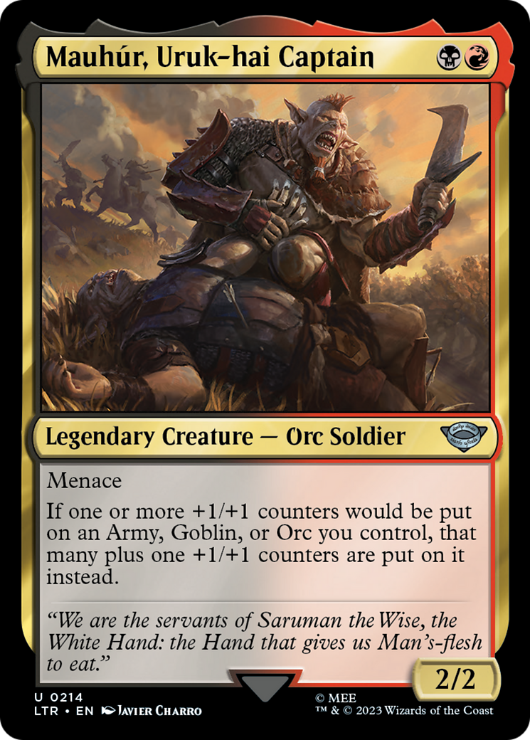 Image of Mauhur, Uruk-hai Captain [The Lord of the Rings: Tales of Middle-Earth]