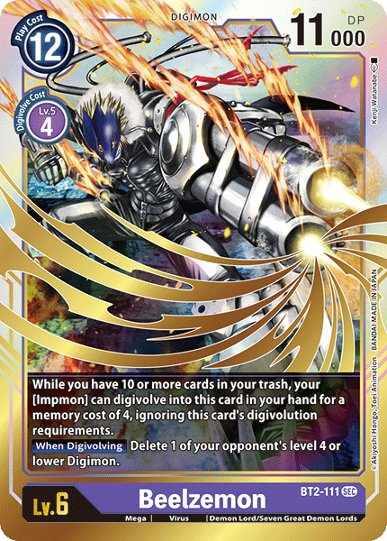 Image of Beelzemon [BT2-111] [Release Special Booster Ver.1.0]