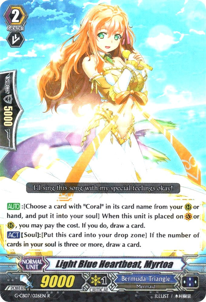 Image of Light Blue Heartbeat, Myrtoa (G-CB07/026EN) [Divas' Festa]