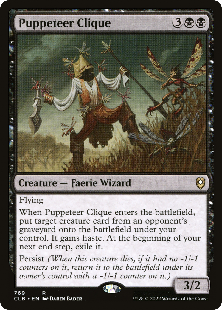 Image of Puppeteer Clique [Commander Legends: Battle for Baldur's Gate]