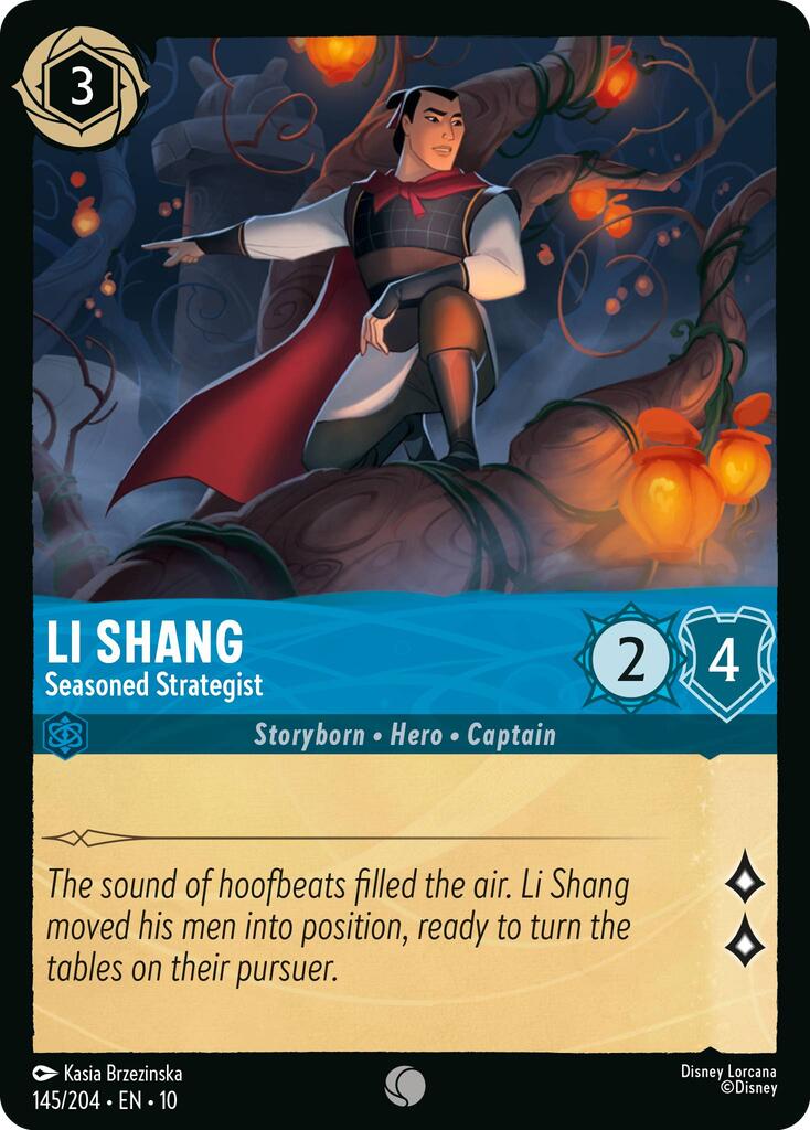 Image of Li Shang - Seasoned Strategist (145/204) [Whispers in the Well]