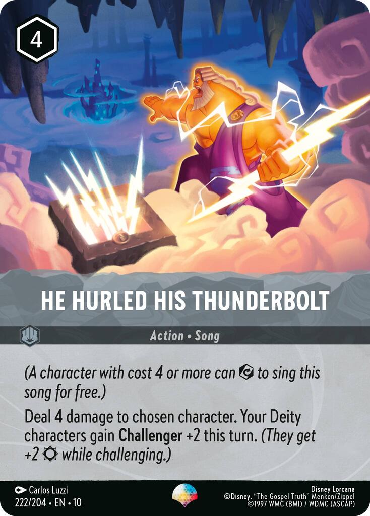 Image of He Hurled His Thunderbolt (Epic) (222/204) [Whispers in the Well]