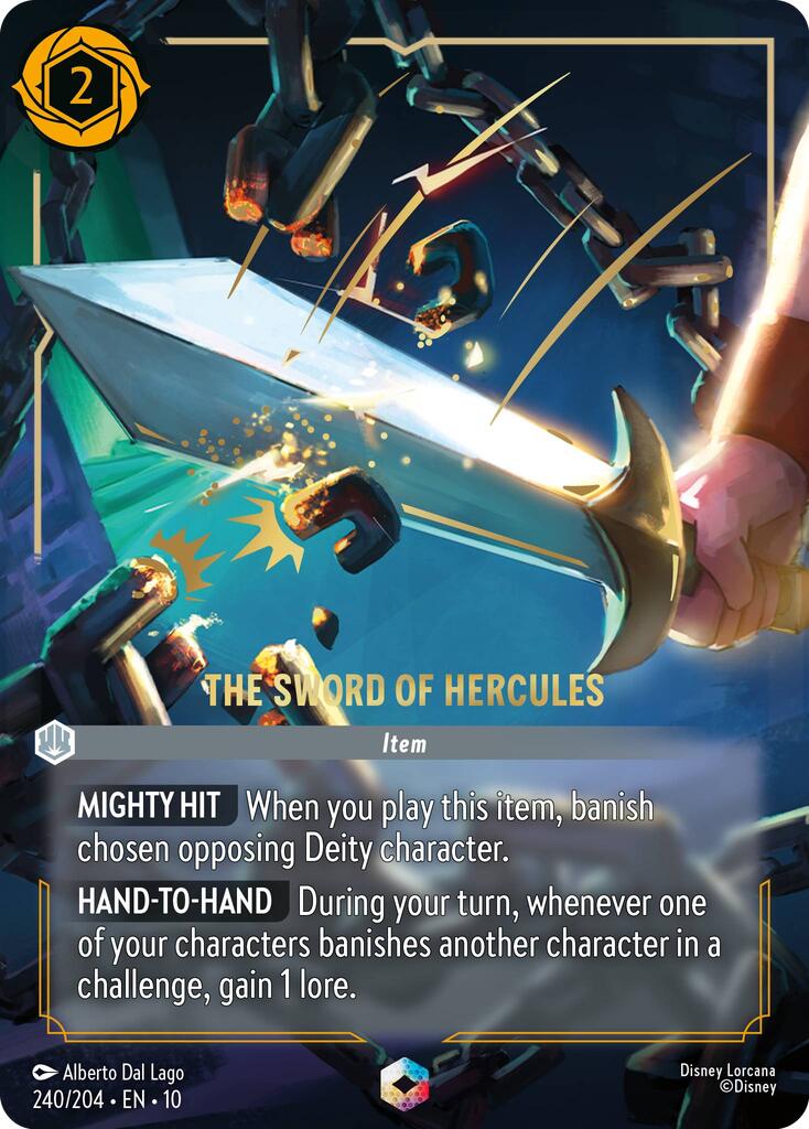 Image of The Sword of Hercules (Enchanted) (240/204) [Whispers in the Well]
