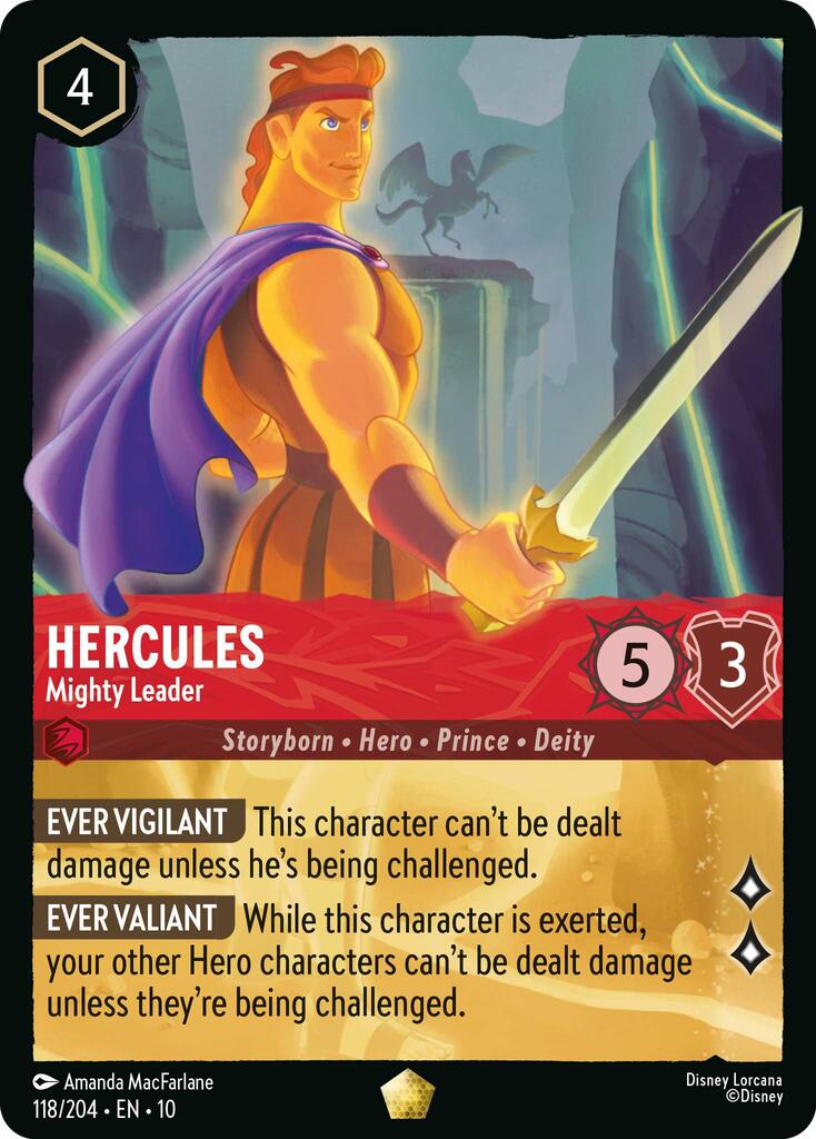 Image of Hercules - Mighty Leader (118/204) [Whispers in the Well]