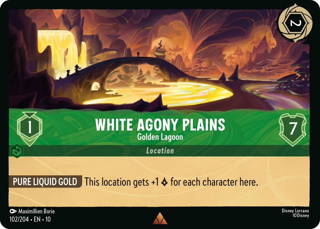 Image of White Agony Plains - Golden Lagoon (102/204) [Whispers in the Well]