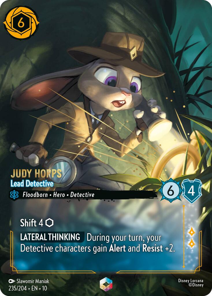 Image of Judy Hopps - Lead Detective (Enchanted) (235/204) [Whispers in the Well]