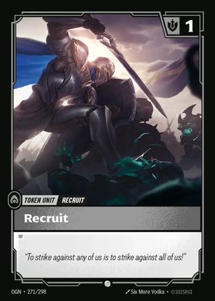 Image of Recruit (271) // Buff (271/298) - Origins
