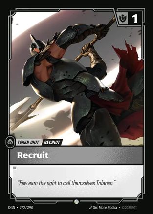 Image of Recruit (272) // Buff (272/298) - Origins