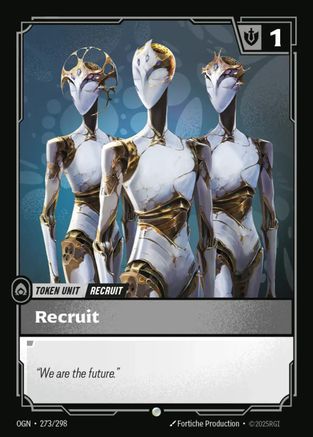 Image of Recruit (273) // Buff (273/298) - Origins