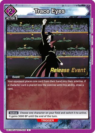 Image of Trace Eyes (UE13BT/YYH-1-031) - UE13BT Yu Yu Hakusho Ghost Files Release Event Cards