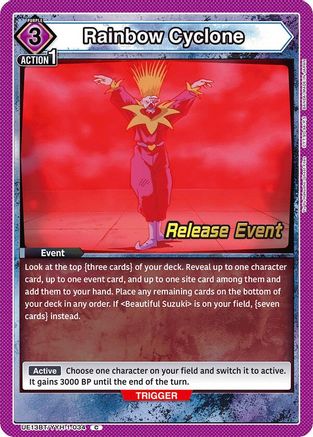 Image of Rainbow Cyclone (UE13BT/YYH-1-034) - UE13BT Yu Yu Hakusho Ghost Files Release Event Cards