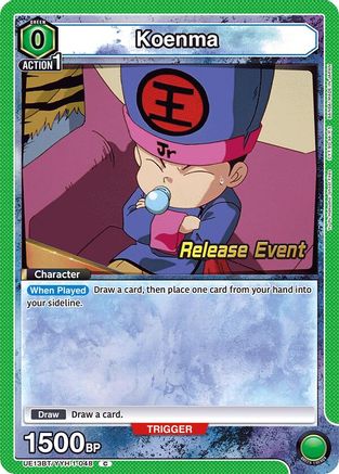 Image of Koenma (048) (UE13BT/YYH-1-048) - UE13BT Yu Yu Hakusho Ghost Files Release Event Cards