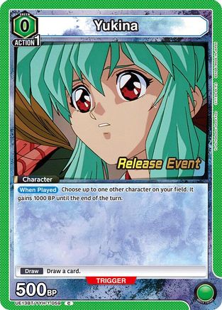 Image of Yukina (059) (UE13BT/YYH-1-059) - UE13BT Yu Yu Hakusho Ghost Files Release Event Cards