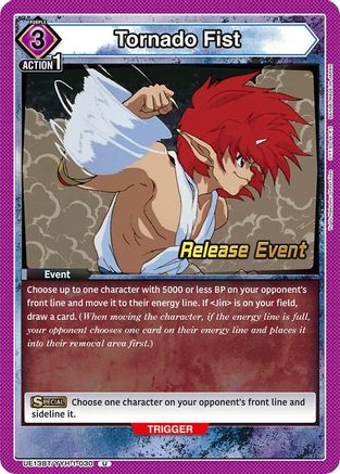 Image of Tornado Fist (UE13BT/YYH-1-030) - UE13BT Yu Yu Hakusho Ghost Files Release Event Cards