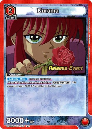 Image of Kurama (071) (UE13BT/YYH-1-071) - UE13BT Yu Yu Hakusho Ghost Files Release Event Cards