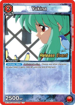 Image of Yukina (089) (UE13BT/YYH-1-089) - UE13BT Yu Yu Hakusho Ghost Files Release Event Cards