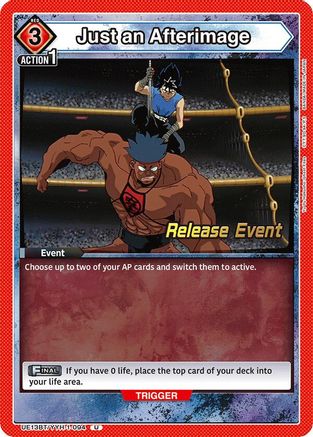 Image of Just an Afterimage (UE13BT/YYH-1-094) - UE13BT Yu Yu Hakusho Ghost Files Release Event Cards